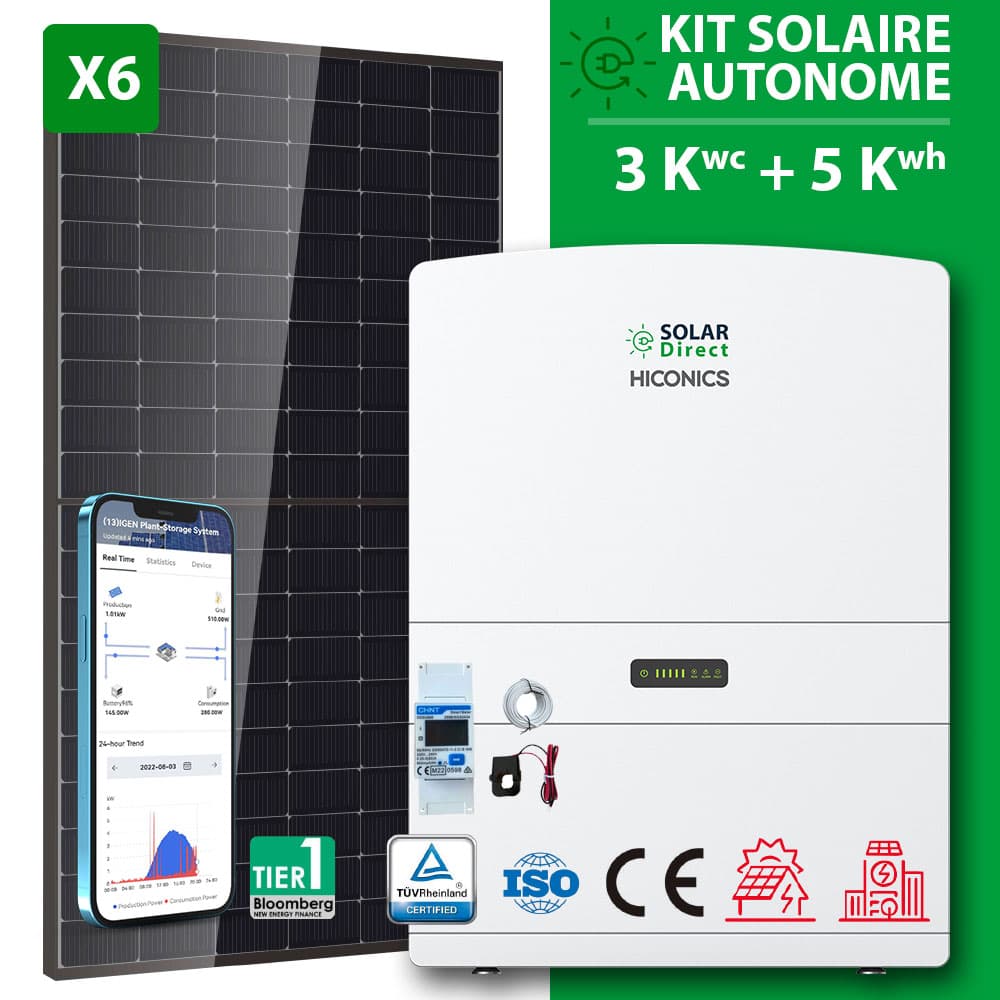 Kit Solaire Hiconics 3,8 Kwc | Solardirect