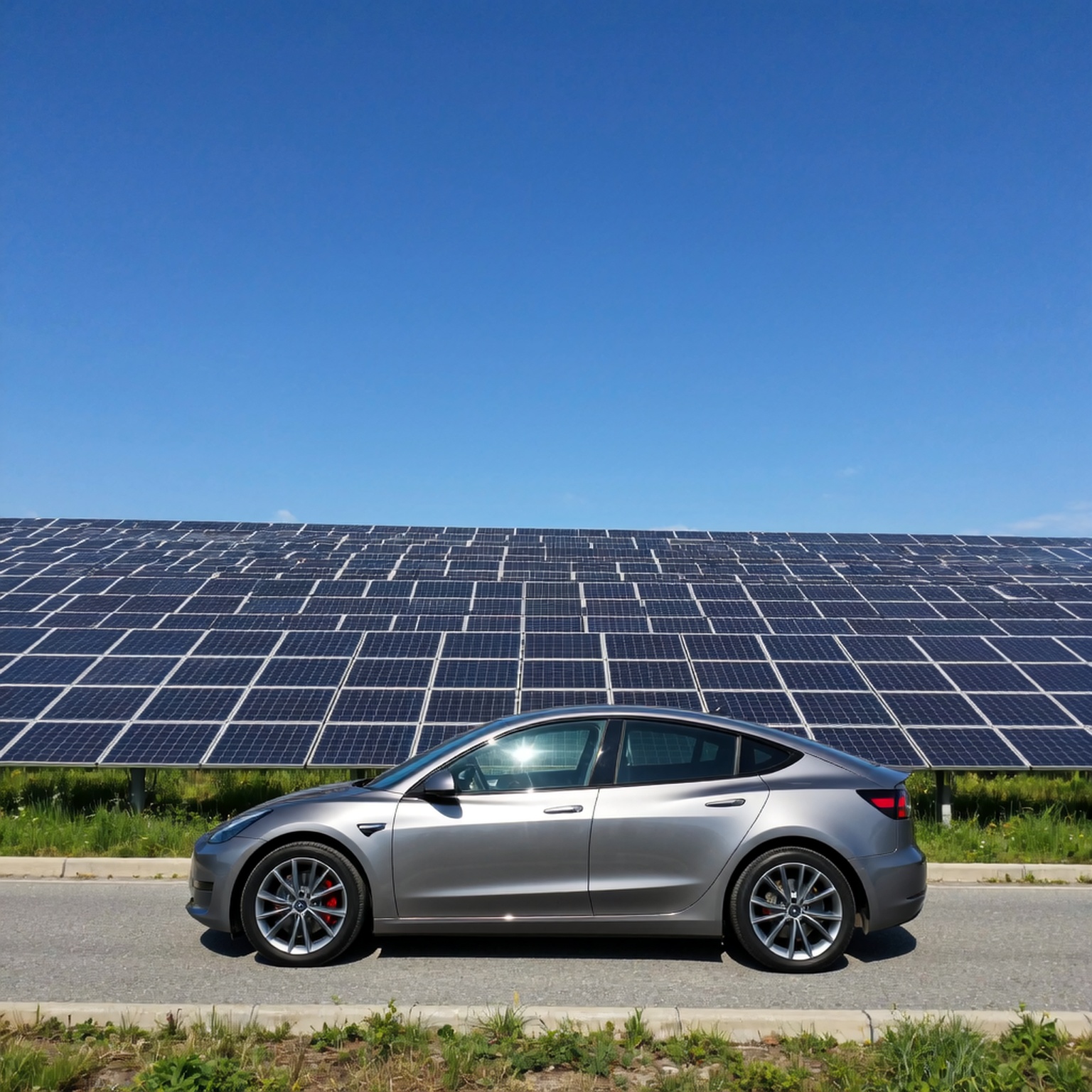 Combien de panneaux solaires pour recharger une voiture électrique ?
