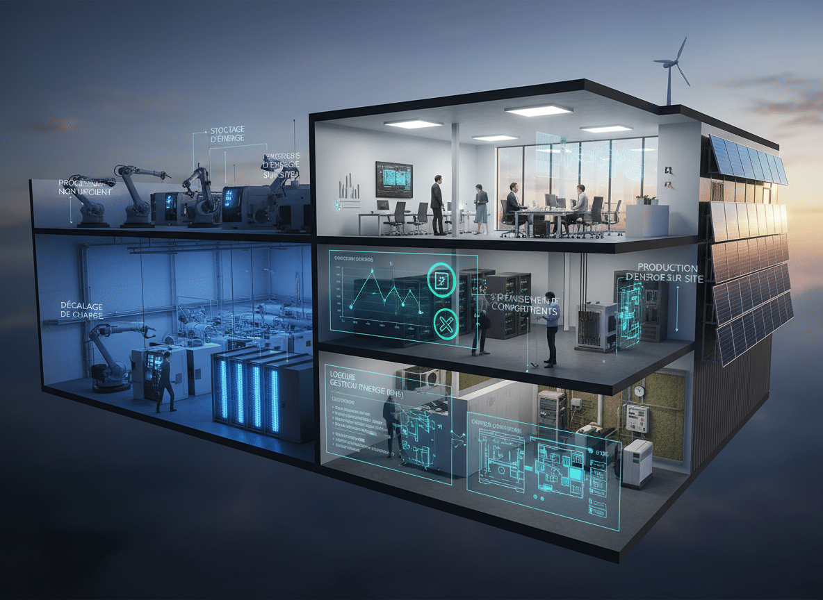Gestion des pics de consommation en entreprise
