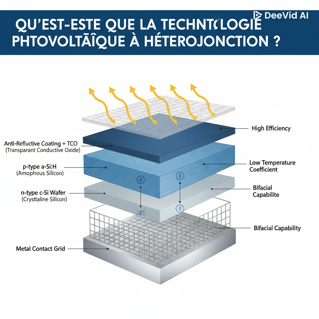 Qu’est-ce que la technologie photovoltaïque à hétérojonction ?